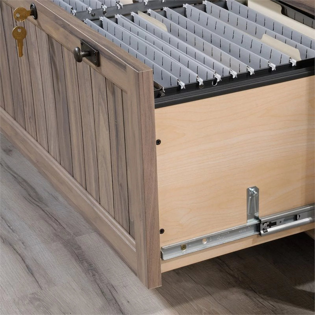 Engineered Wood 2-Drawer Lateral File Cabinet P4698