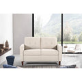 Tufted Mid-Century Loveseat - Beige W436315