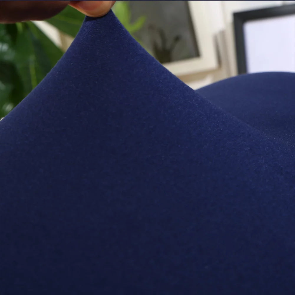 2pcs Polyester Fabric Stretch Sofa Covers and 2pcs Pillow Covers J335634