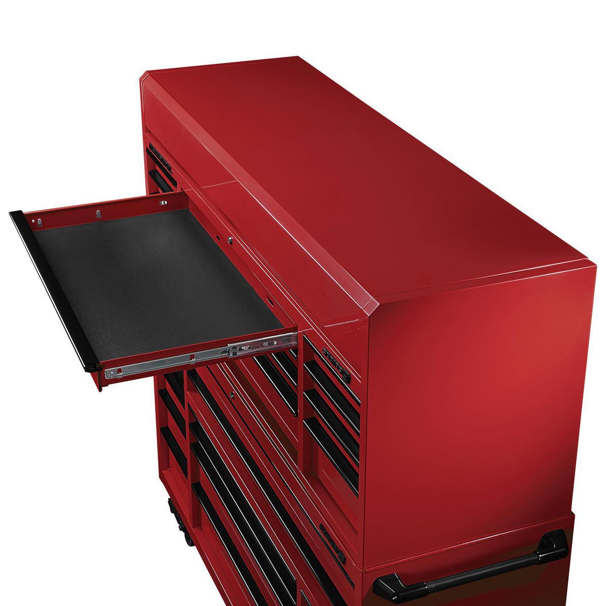 72 in. x 22 in. Triple Bank Top Chest, Red Z217737
