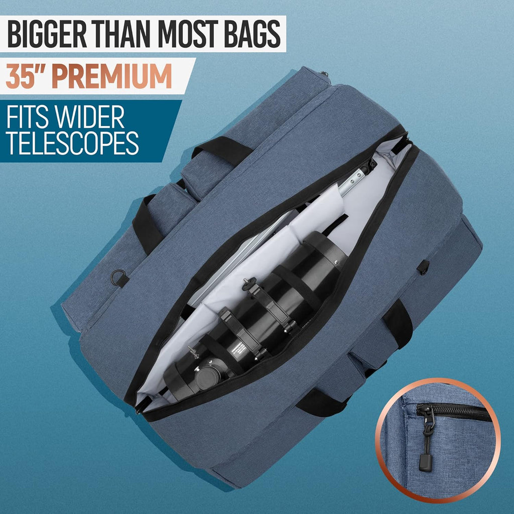 Medium Telescope and Tripod Case/Bag with Internal Double Padding P1950