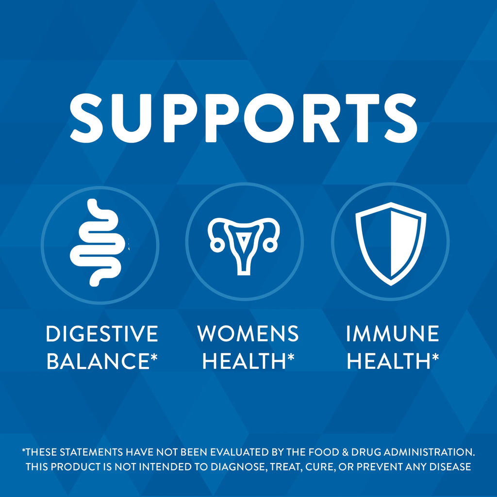 Women's Extra Strength Probiotic Capsules, 50 Billion Live Probiotics, 30 Count Q33156