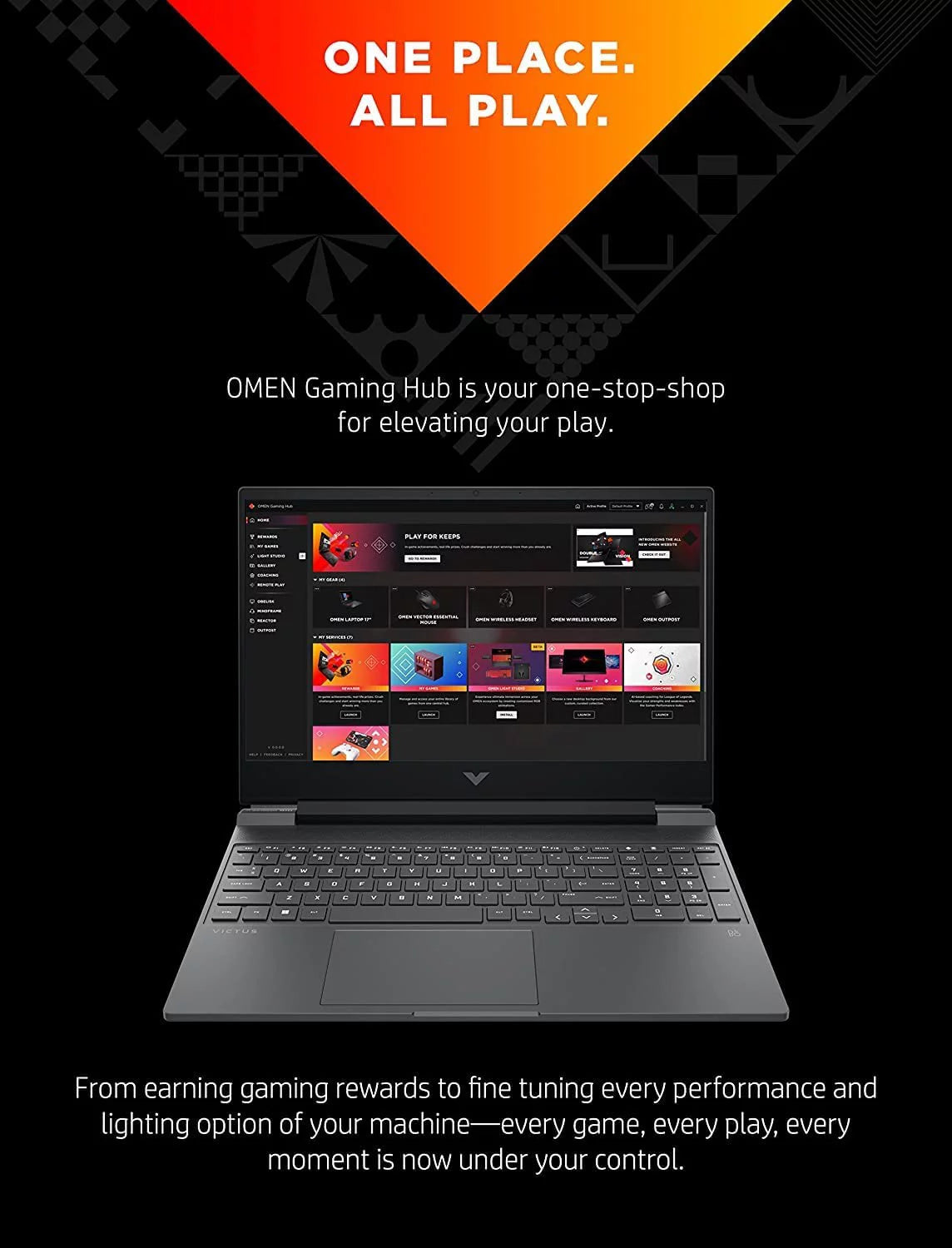 15.6'' FHD Gaming Laptop, NVIDIA GeForce RTX 3050, 16GB RAM, 1TB SSD L61305