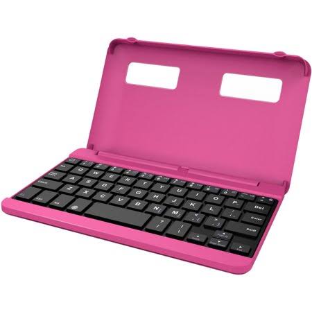 Pink 16 GB Android 5.0 Tablet with Keyboard and Case Y519