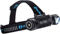 2500 Lumens Rechargeable Headlamp Flashlight with Headband Black D833588