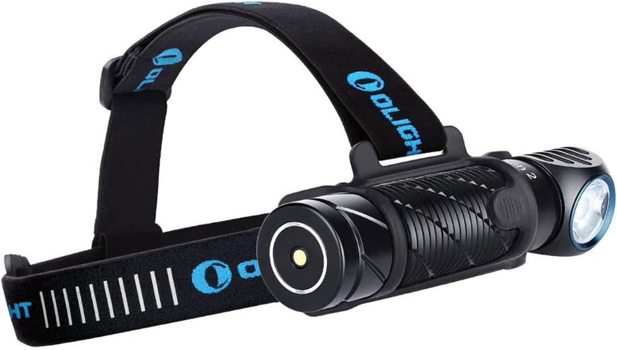 2500 Lumens Rechargeable Headlamp Flashlight with Headband Black D833588