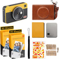 Portable Wireless Instant Camera & Photo Printer, 68-Sheet Bundle, Yellow Z26006