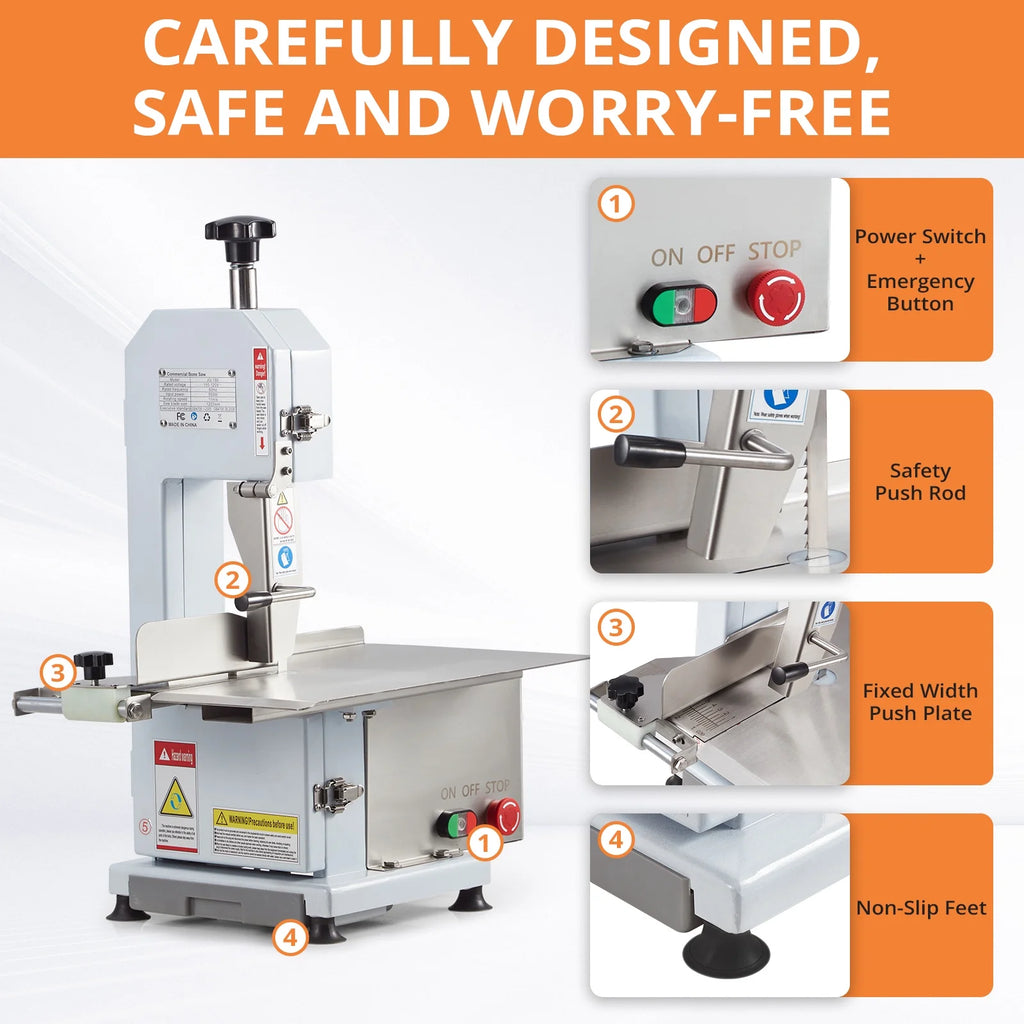 750W Electric Bone Saw Meat Cutting Machine C247