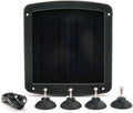 5 Watt Solar Battery Charger 12V Weatherproof with Windshield Mount and Cigarette Adapter, Pack of 2 R493