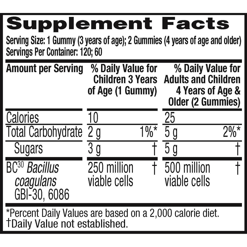 Daily Probiotics 120 Gummies Y879