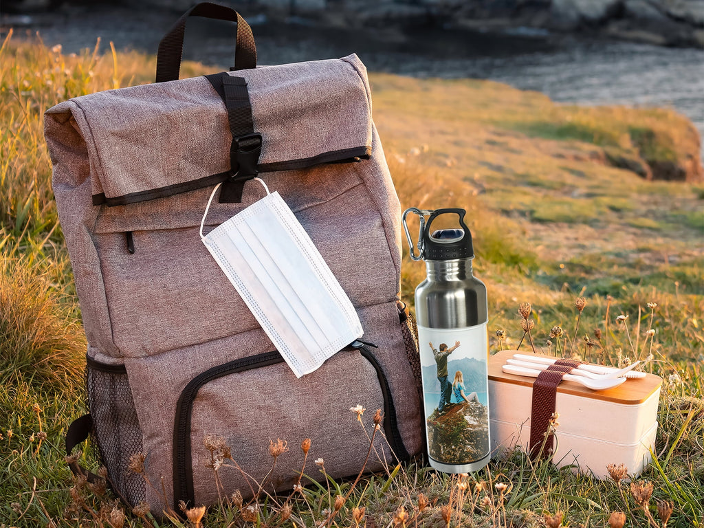 15 oz Stainless Steel Photo Water Bottle Pack of 24 D162084