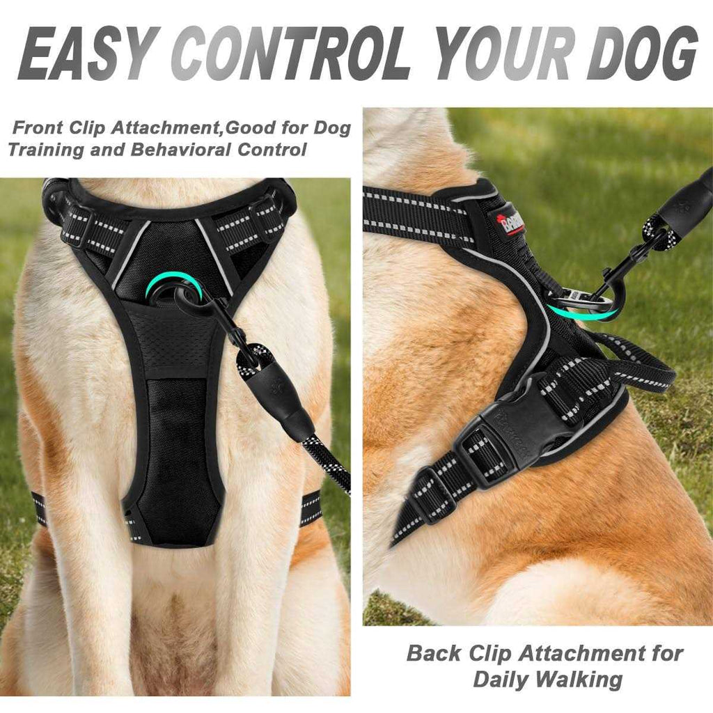 No Pull Reflective Dog Harness with Handle H811