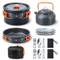 16pcs Camping Cookware Set with Pot and Pan L37503