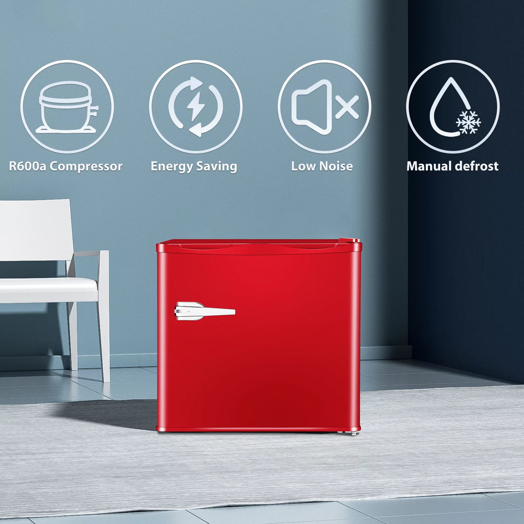 Mini Upright Freezer 1.2Cu.ft Red F981