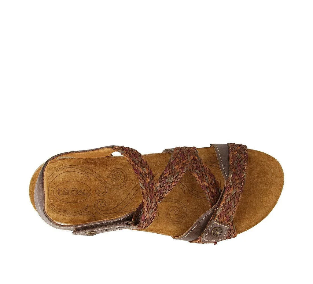 Dark Brown Multi Shoes V417