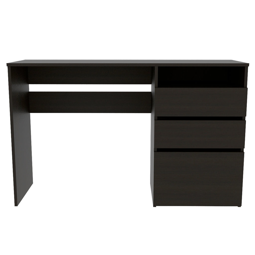 Black Three Drawer Computer Desk X892