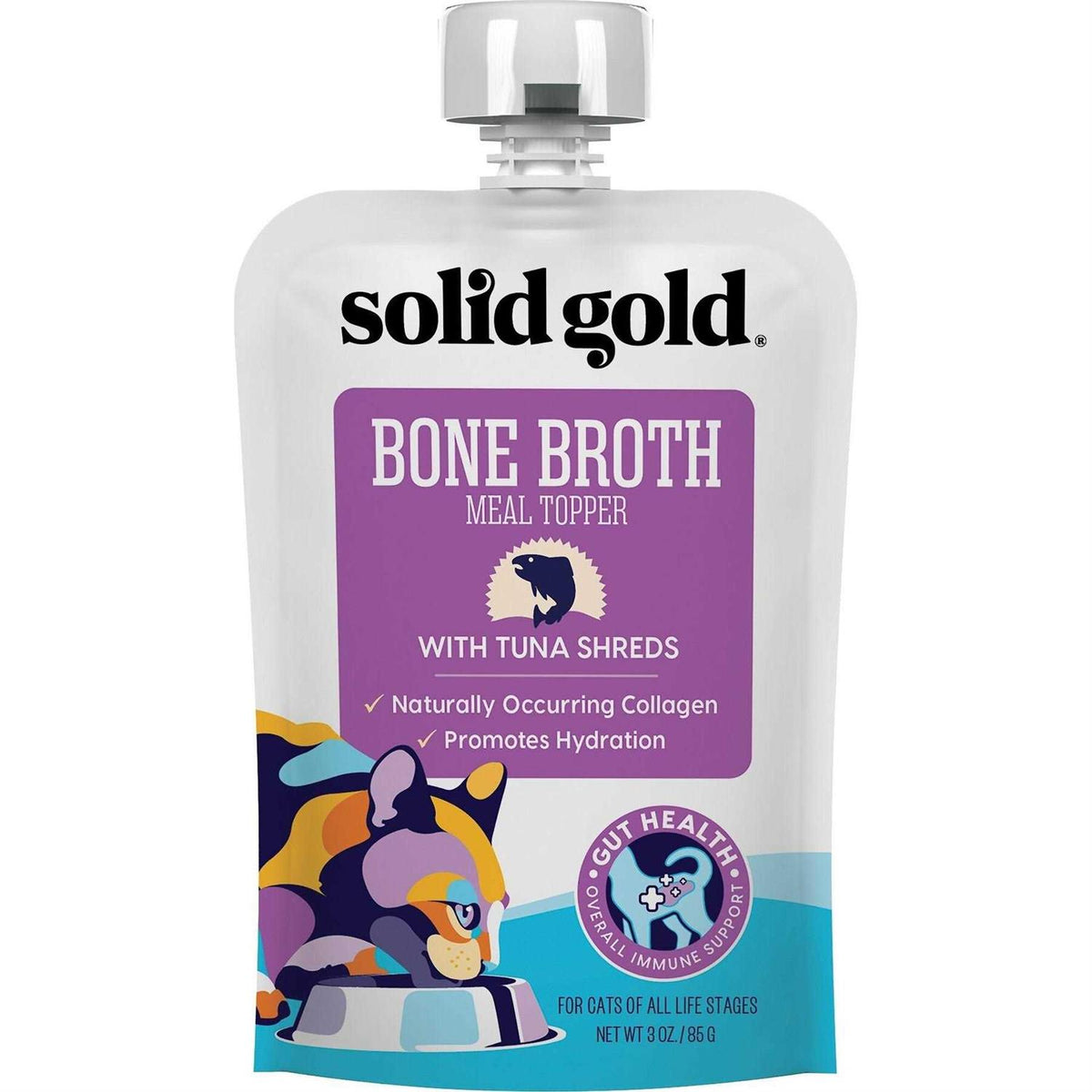 Solid Gold Bone Broth Shreds Meal Topper J493050