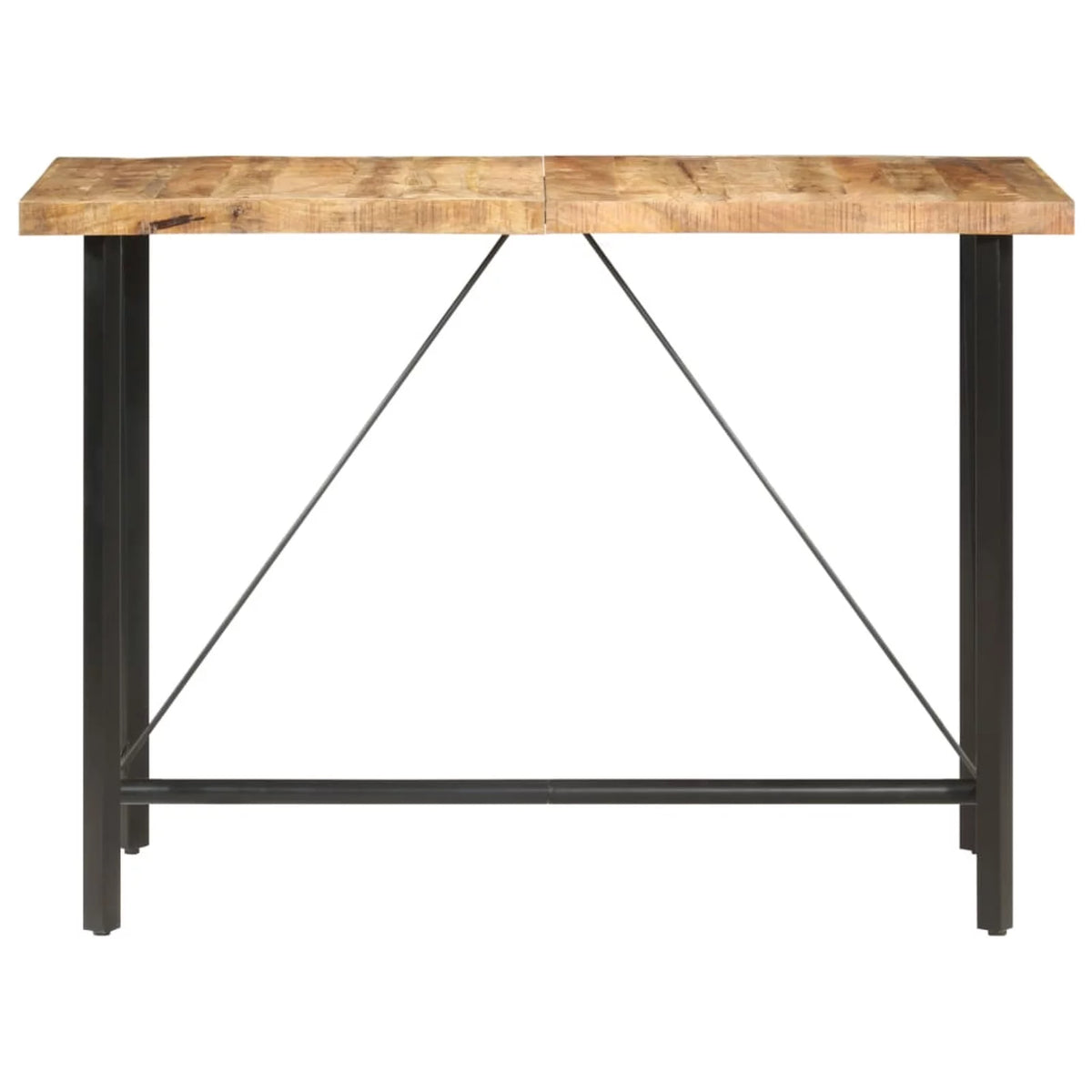 Rough Mango Wood Counter Height Bar Table B346