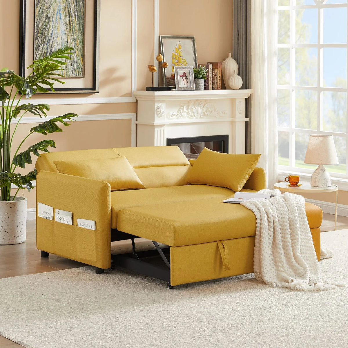 Loveseat Sofa with 2 Pillows G498186
