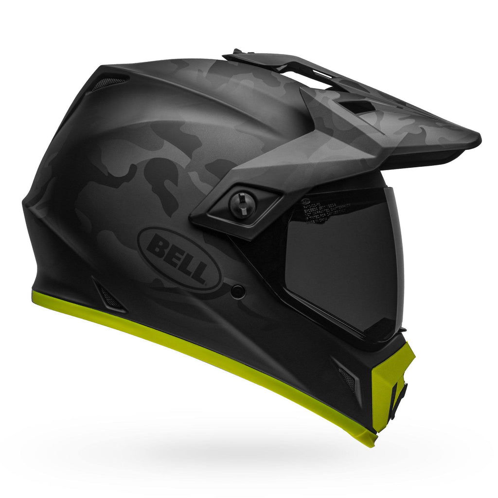Matte Black Camo/Hi-Viz Adventure Helmet Y6456