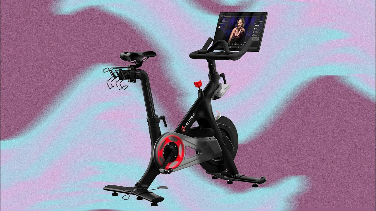 Indoor Stationary Exercise Bike with 22 HD Touchscreen B1188