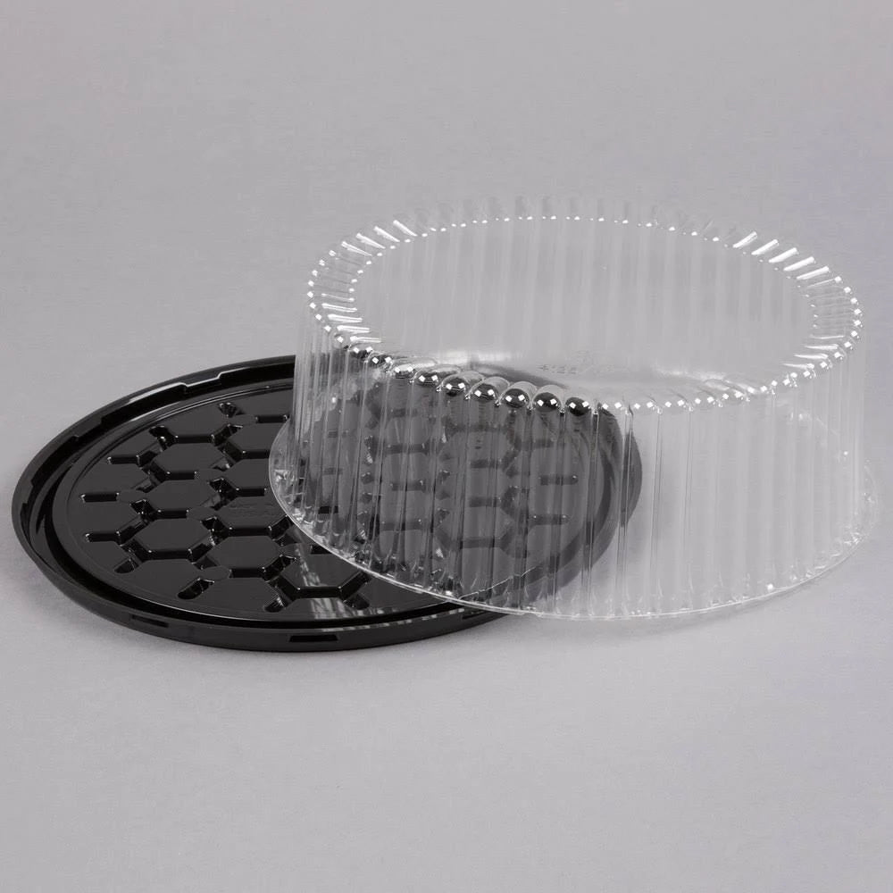 9x22 1-2 Layer Cake Display Container with Clear Dome Lid - 80/Case A1634