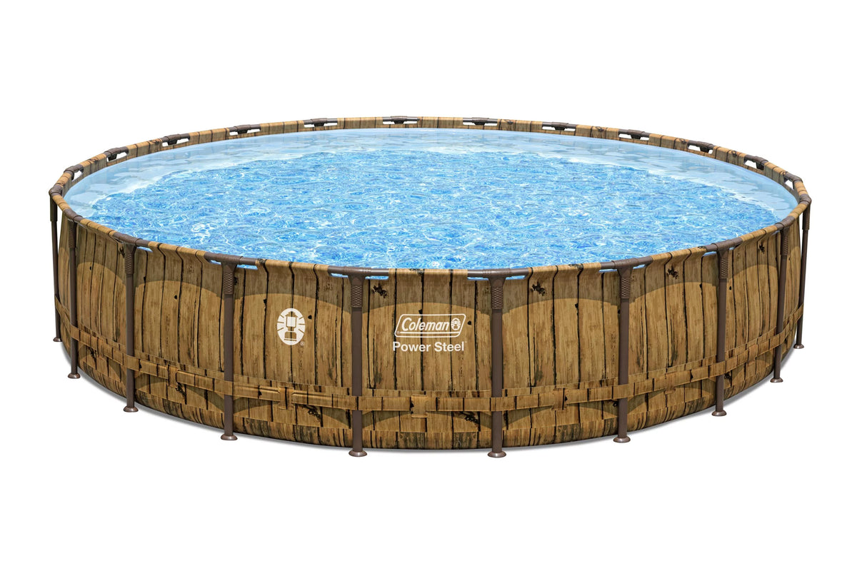 Round Metal Frame Above Ground Pool Set V739