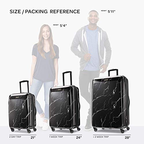 Blue Hardside Expandable Luggage with Spinner Wheels, 2-Piece Set G182051