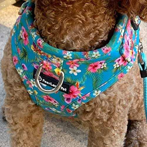 Adjustable No Pull No Escape Neoprene Dog Harness B476599