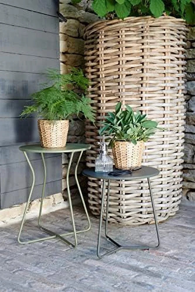 Modern Steel Side Table Q2635