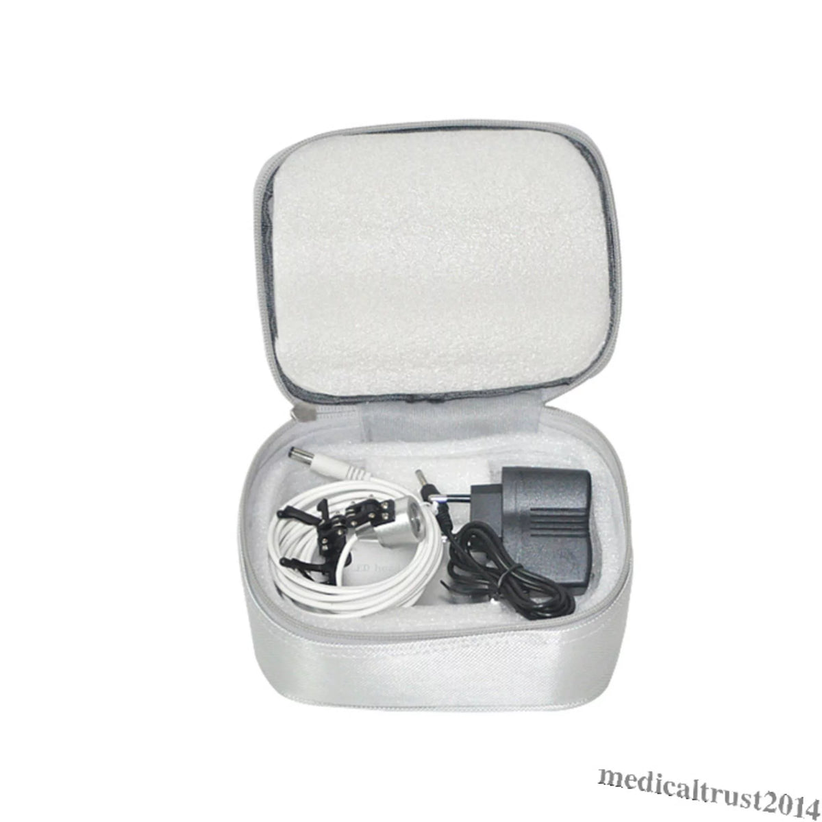 Silver Portable Head Light Lamp 1W LED G18690