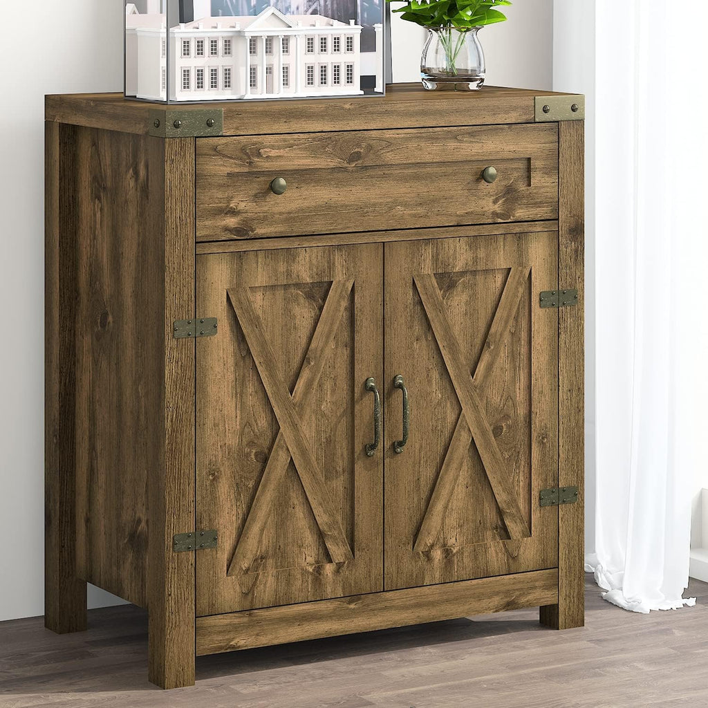 Espresso Accent Cabinet with Drawer & 2 Doors X662