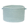 Sea Blue Houndstooth Tweed Rug 2x7 ft. I583916