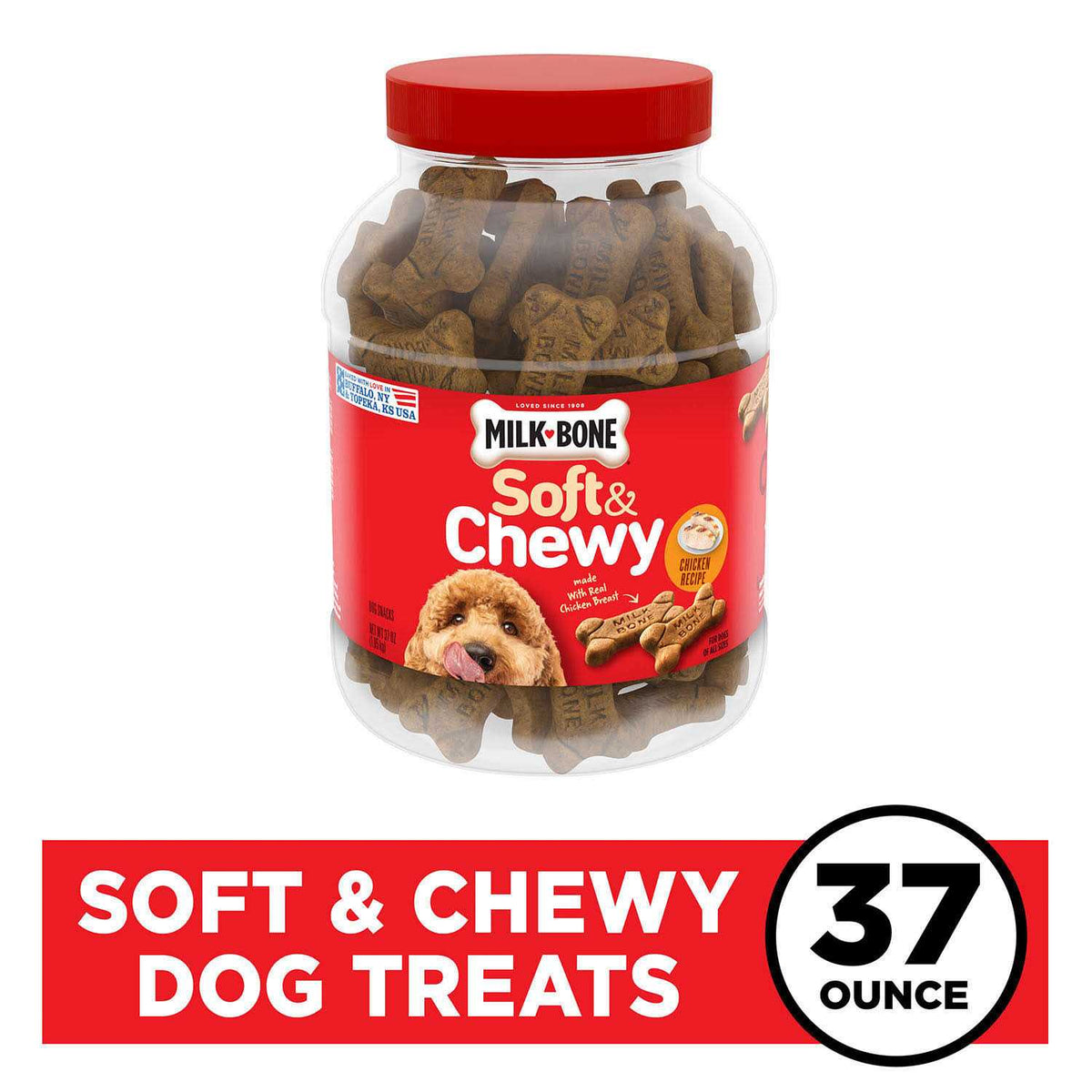 Soft & Chewy Chicken Dog Treats Y780938