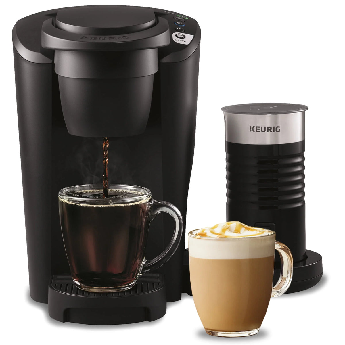 Single Serve K-Cup Coffee and Latte Maker, Black C2808