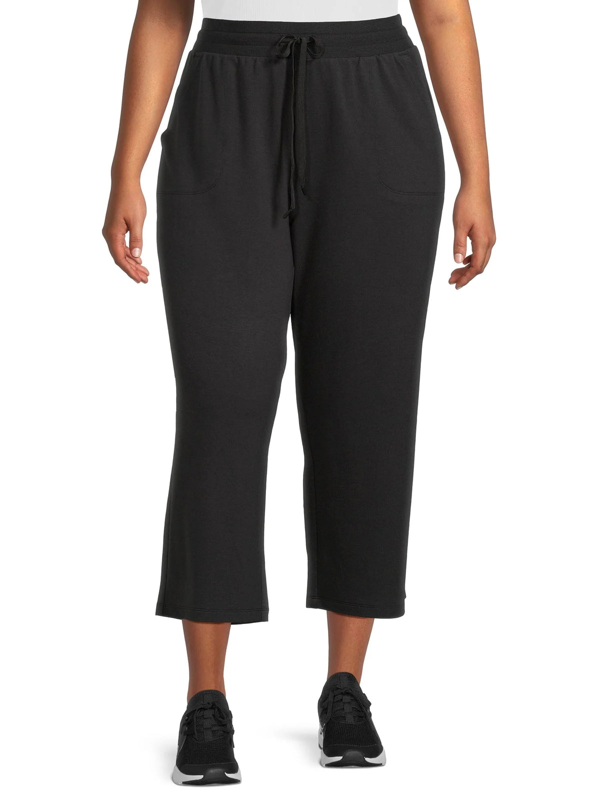 Women's Pull-On Wide Leg Capri Pants, 2-Pack Z4154