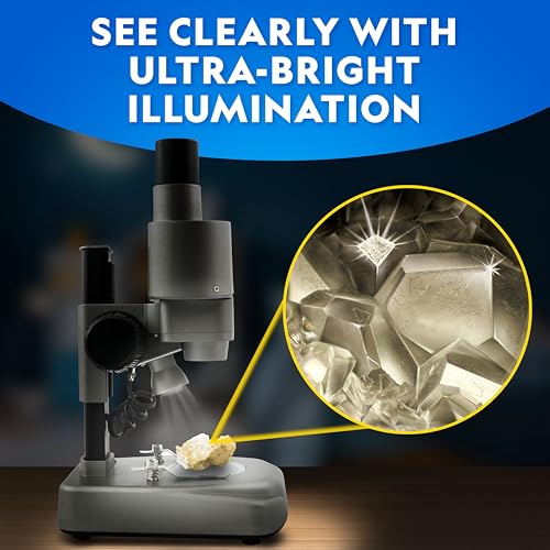 Kids Microscope 50+ pc Science Kit with Prepared Slides V4761