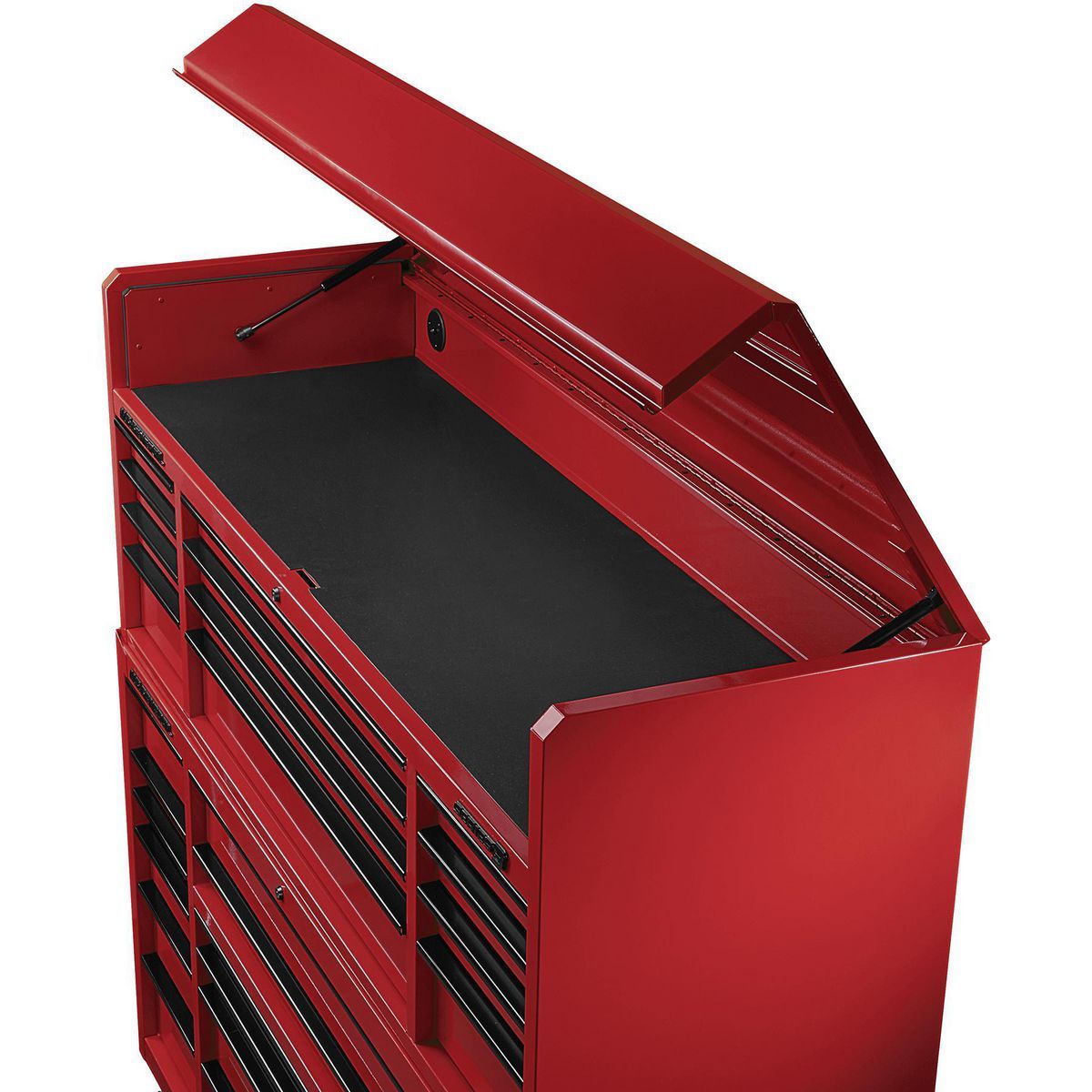 72 in. x 22 in. Triple Bank Top Chest, Red Z217737