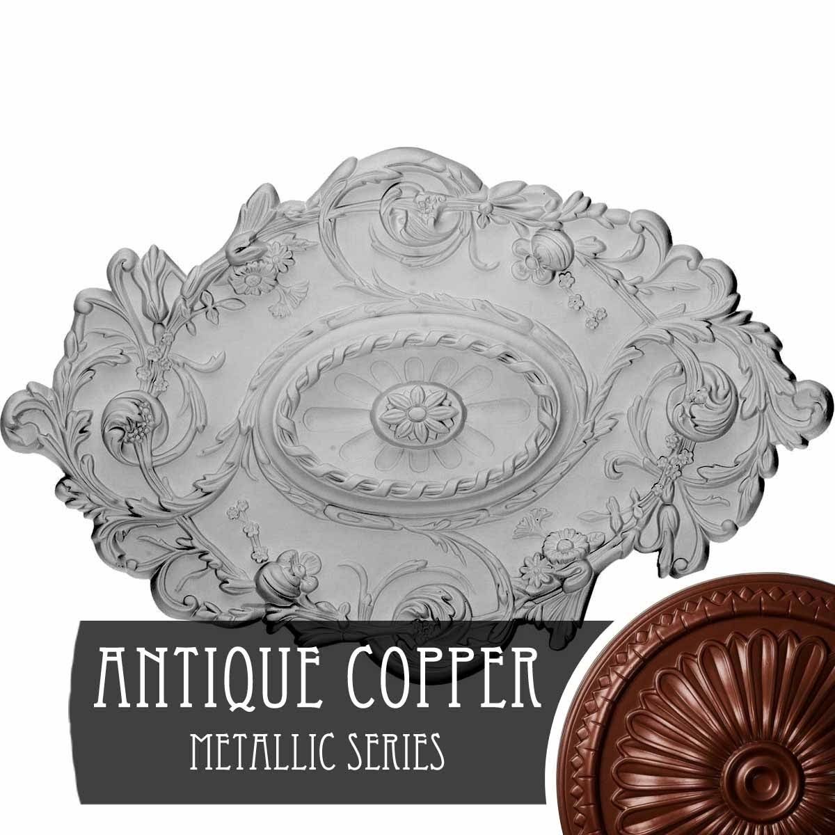 Walnut Ceiling Medallion I574