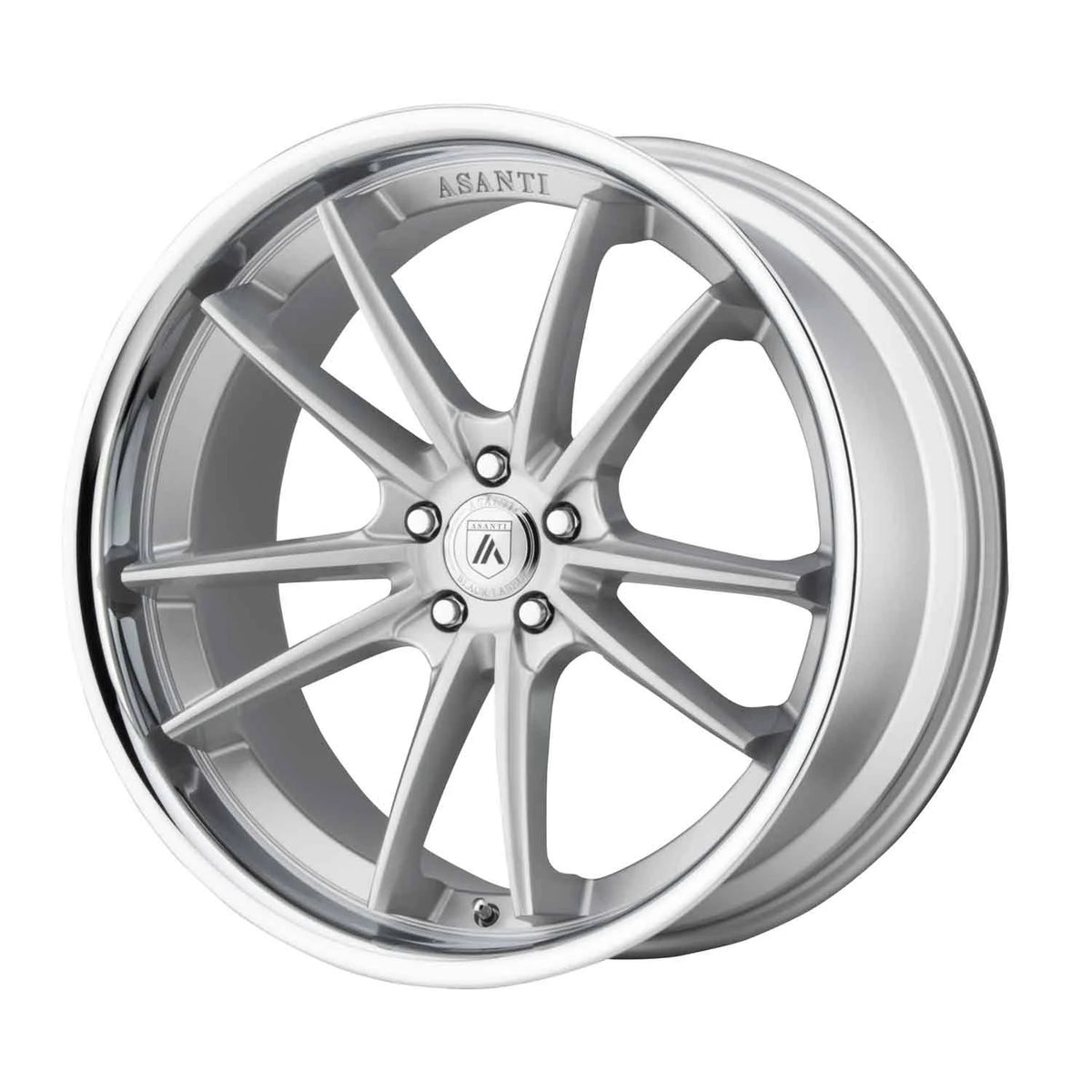 22x10.5 Silver Wheel with Chrome Lip M934