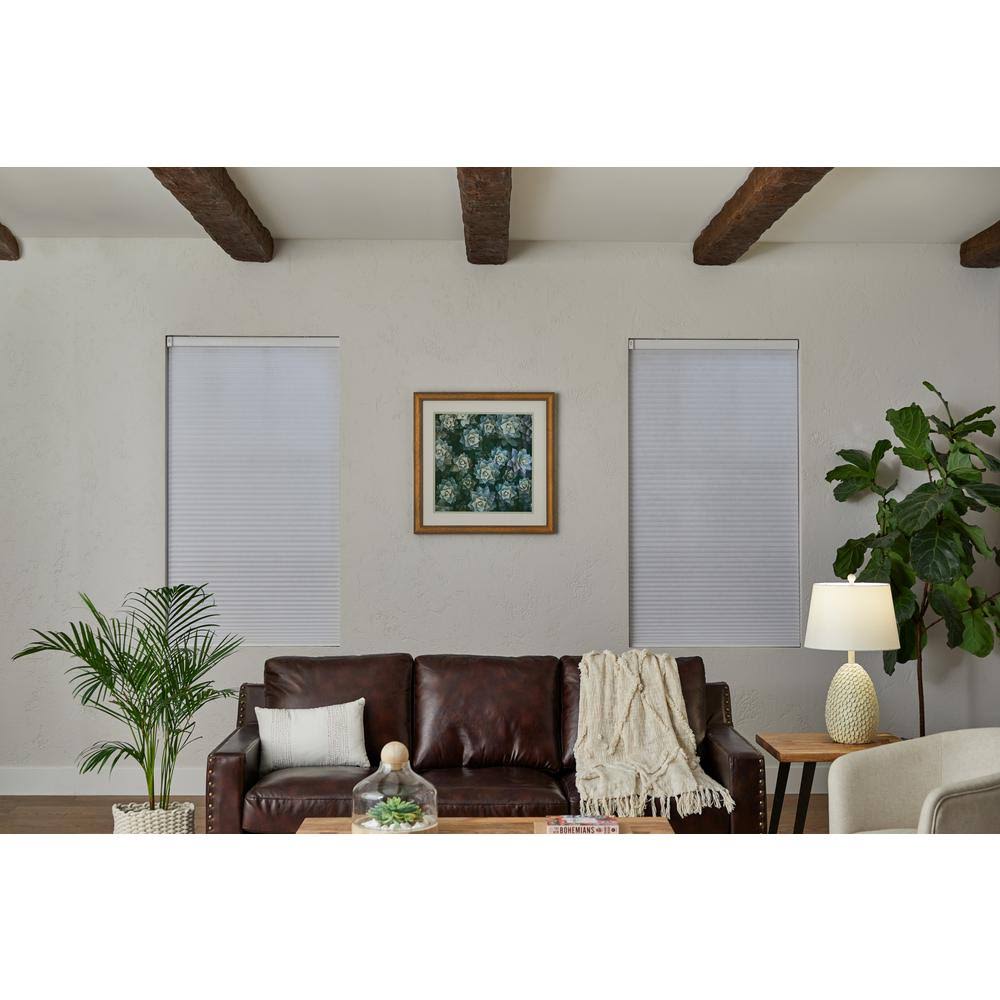 White Cordless Blackout Cellular Shade 39.5 in. W x 72 in. L U9470