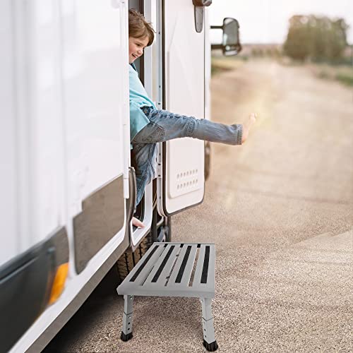 Adjustable Height Aluminum Foldable RV Step S873499
