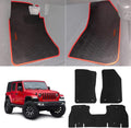 All Weather Rubber Floor Liners for Jeep Wrangler JL Z470598