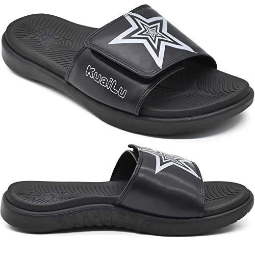 Mens Slides Sport Sandals with Arch Support Open Toe Size 7-15 C982