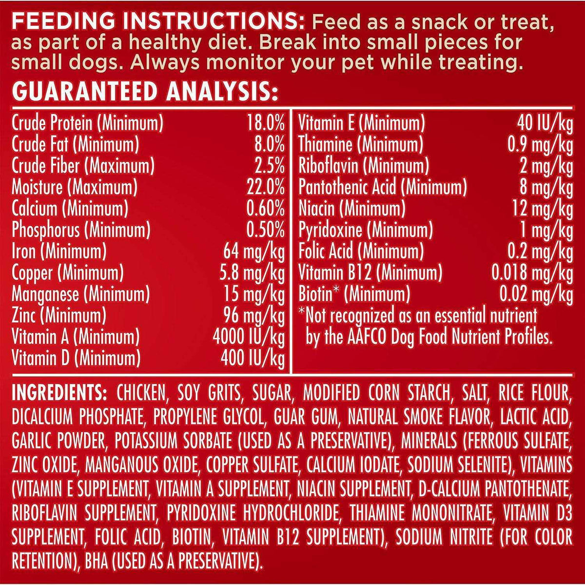 Soft & Chewy Chicken Dog Treats Y780938