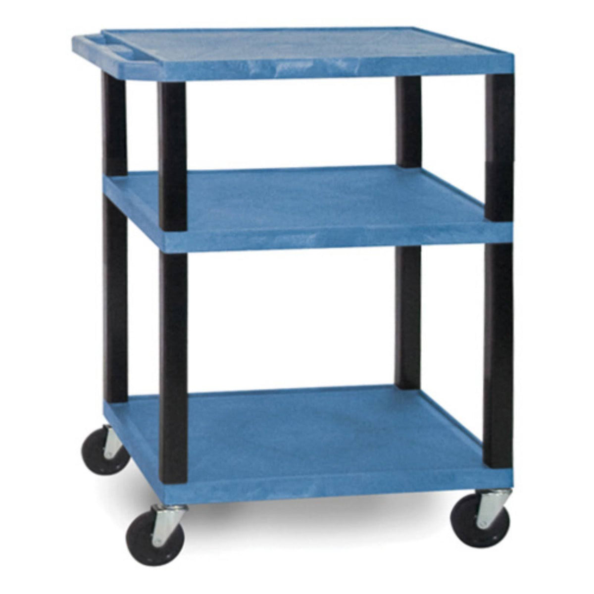 Black 3 Shelves AV Cart P99201