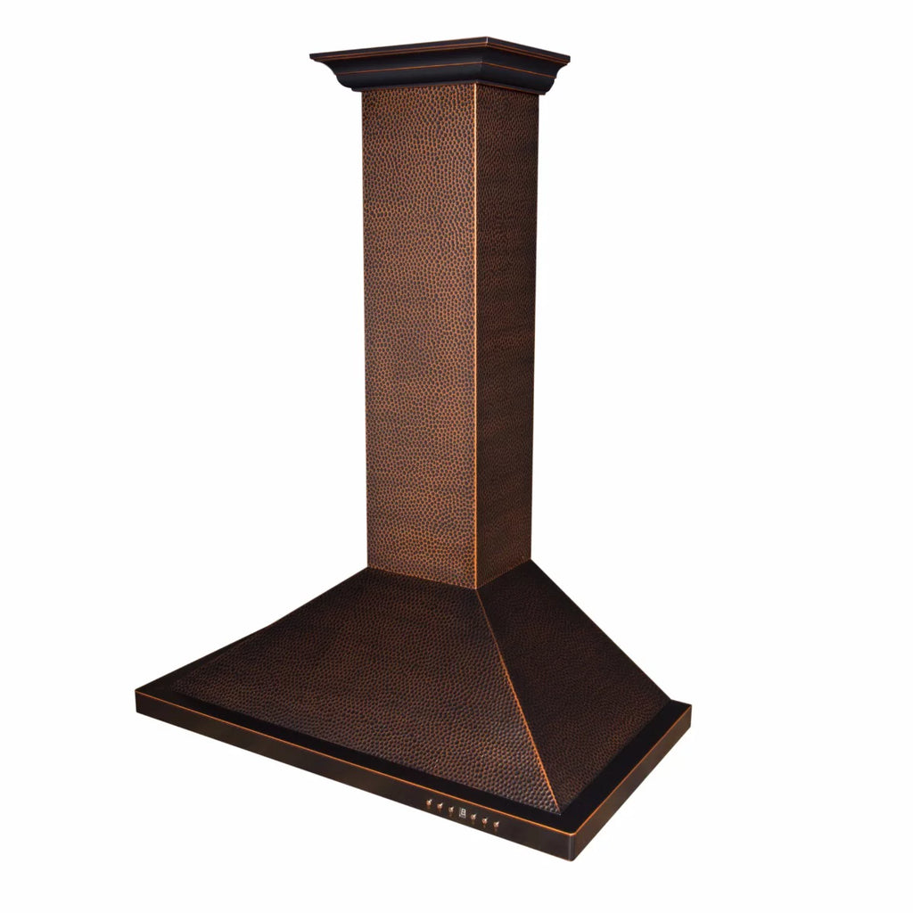 30 in. 760 CFM Hand-Hammered Wall Mount Range Hood F216824