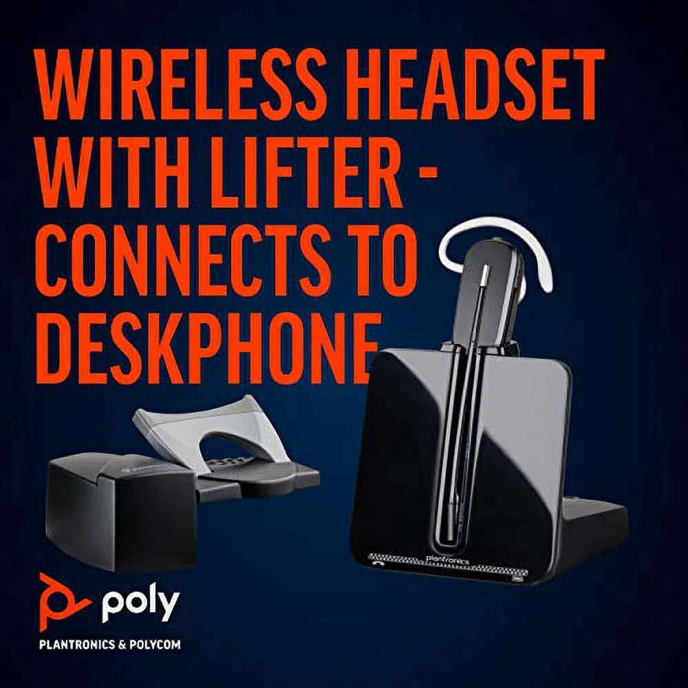 Wireless DECT Headset with Lifter, Single Ear, Noise Canceling Microphone C2773