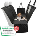 Heavy Duty Dog Hammock Bench Seat Cover with See-Thru Mesh Window, Waterproof, Pack of 2 Y4118