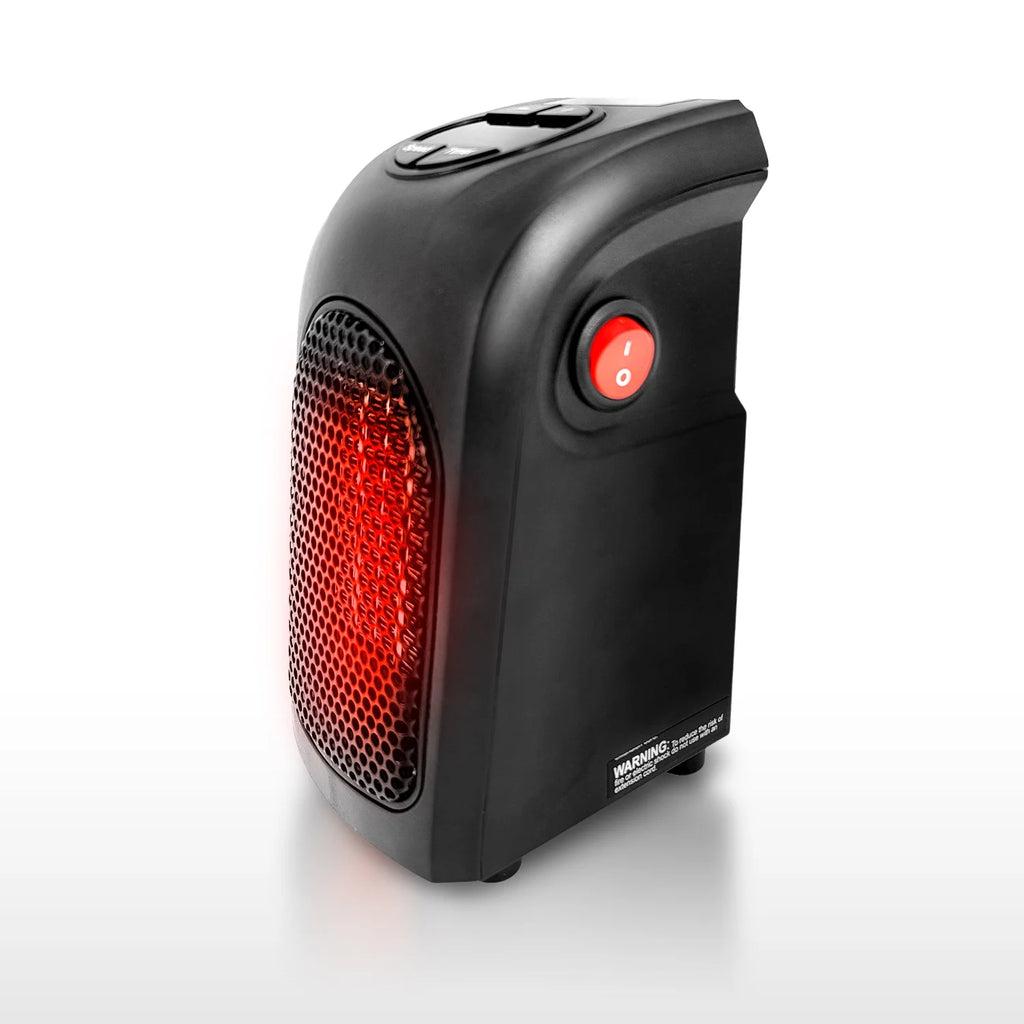400W Programmable Plugin Heater with Remote, Black U442